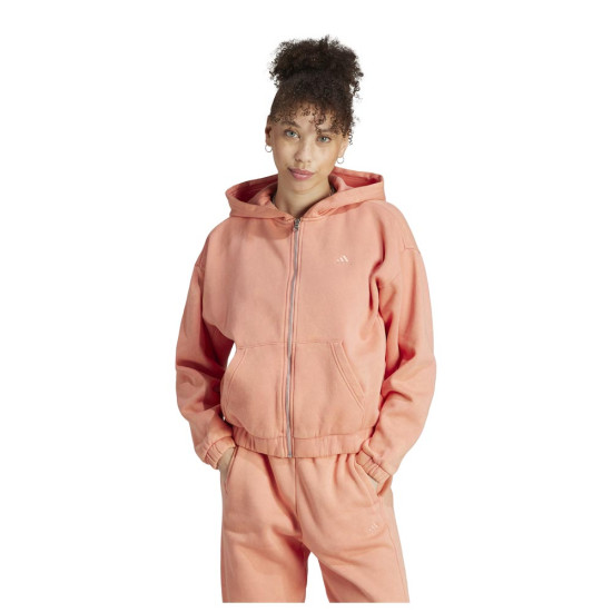 Adidas Γυναικεία ζακέτα W ALL SZN Fleece Washed Full-Zip Hooded Track Top